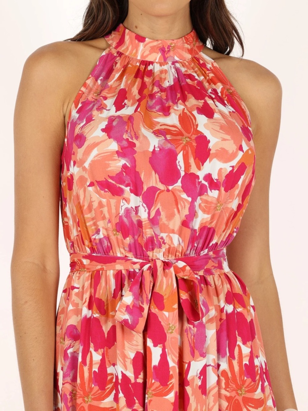 6. Petal & Pup $89 Caroline Maxi Halter Dress - Picture 4 of 5